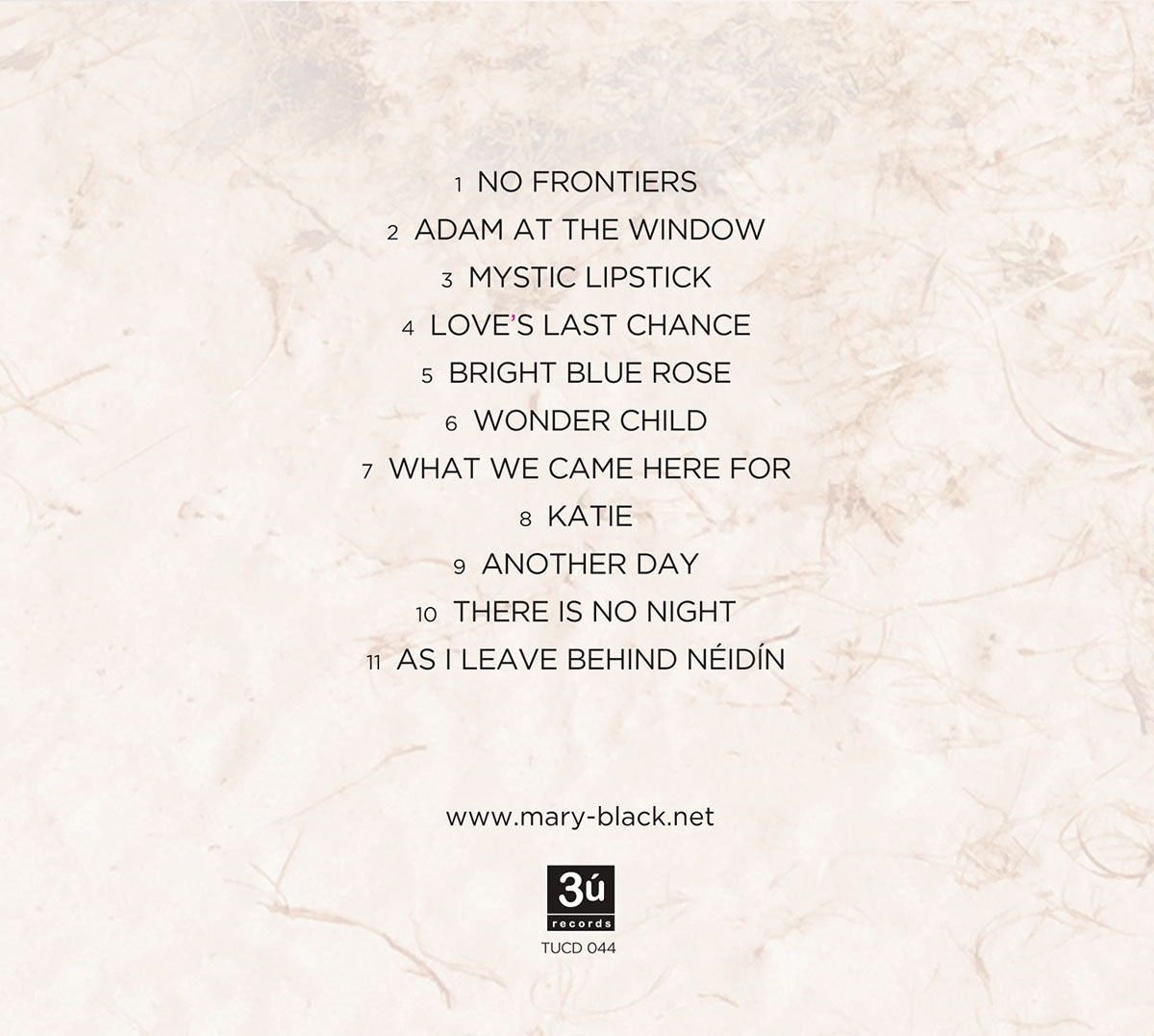 Mary Black Sings Jimmy MacCarthy