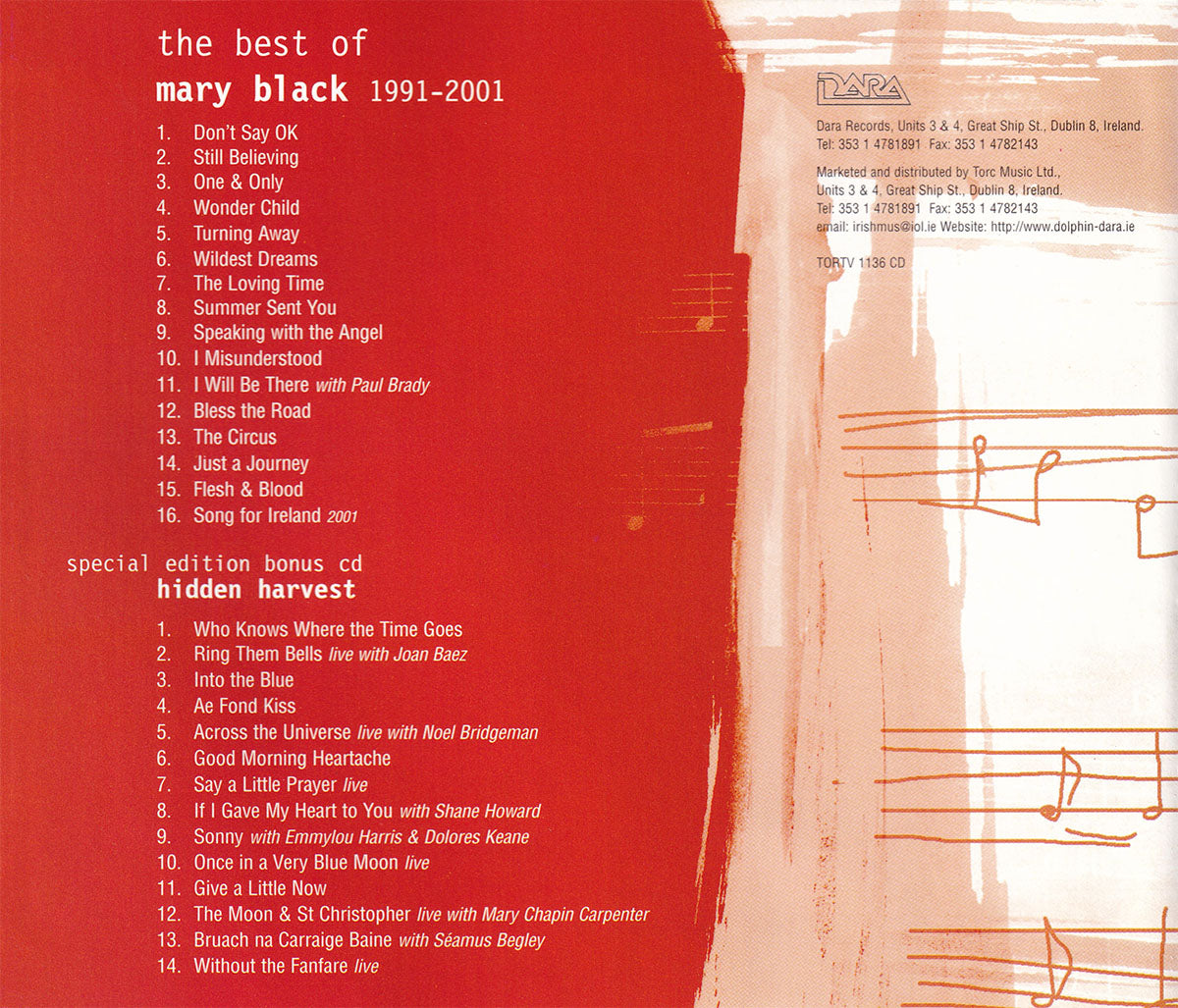 The Best of Mary Black 1991-2001 & Hidden Harvest